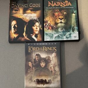 The Da Vinci Code, Narnia, and Lord of the Rings DVD Set